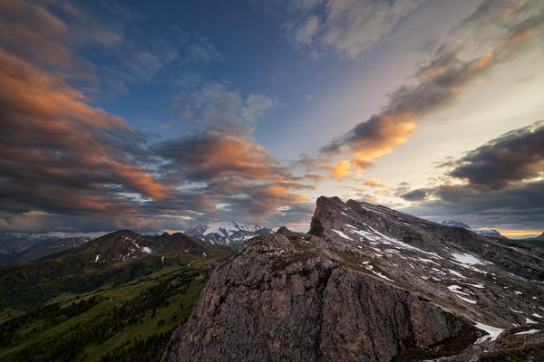 Setsass, Ampezzo Dolomites, Cortina d'Ampezzo, Belluno, Veneto, Italy.