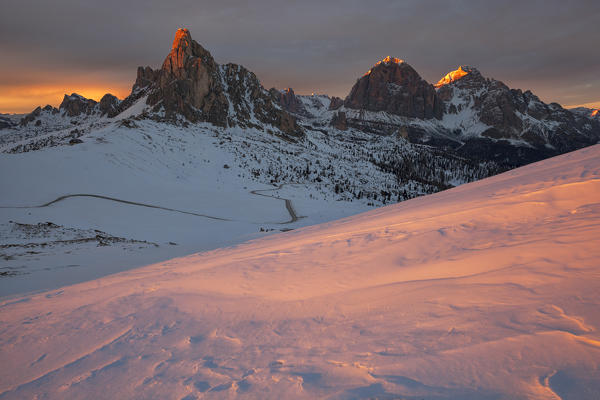 Col Piombin, Giau Pass, Dolomites, Belluno, Italy.