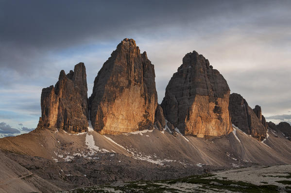 Drei Zinnen/Tre Cime di Lavaredo, Dolomites, South Tyrol, Bolzano, Italy.