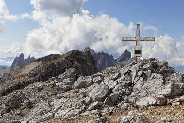 Piz de Puez Est, Odle-Puez group, Dolomites, South Tyrol, Bolzano, Italy.