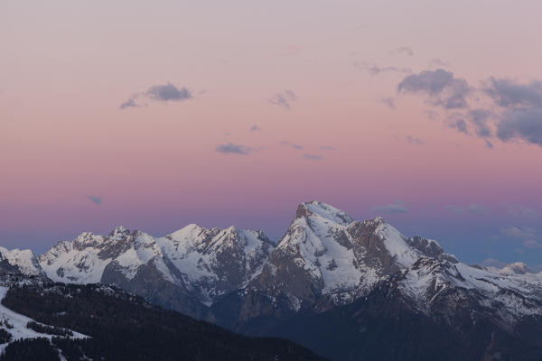 Marmolada group, Dolomites, Belluno, Italy.