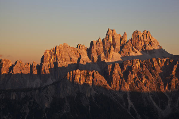 Croda da Lago, Ampezzo Dolomites, Cortina d'Ampezzo, Belluno, Veneto, Italy.