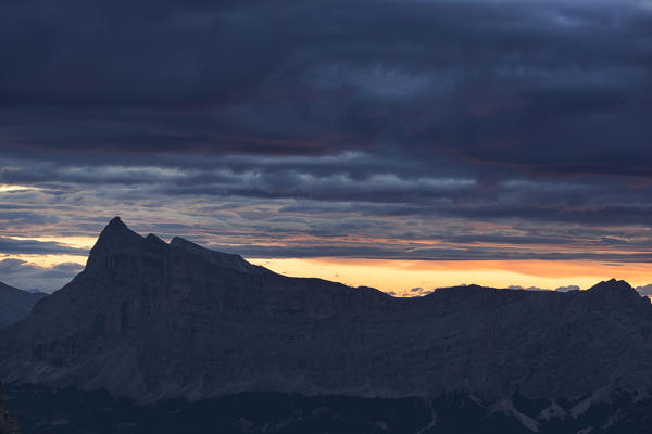 Sass dla Crusc, Badia Valley, Dolomites, South Tyrol, Italy.