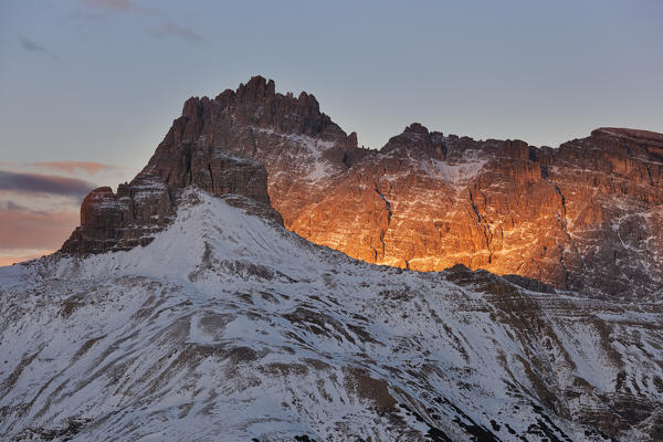 Tre Scarperi/Dreischuster group, Dolomites, South Tyrol, Italy.