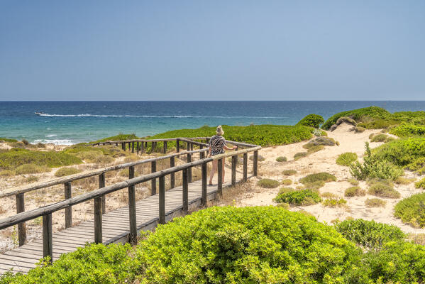 Campomarino di Maruggio, Taranto province, Salento, Apulia, Italy. The Piri Piri beach