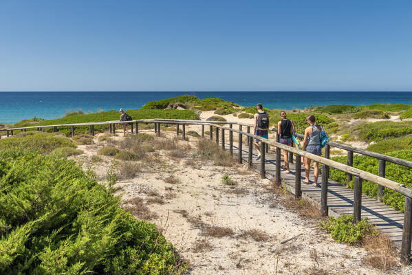 Campomarino di Maruggio, Taranto province, Salento, Apulia, Italy. The Piri Piri beach