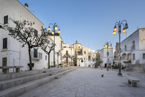 Polignano a Mare, bari, Apulia, Italy. In the historic old town of Polignano a Mare