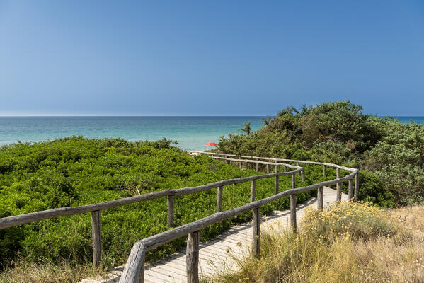 Manduria, San Pietro In Bevagna, Salento, Apulia, Italy. The Chidro beach