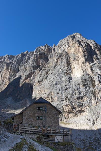 Refuge Vicenza, Plattkofel, Dolomites, South Tyrol, Italy