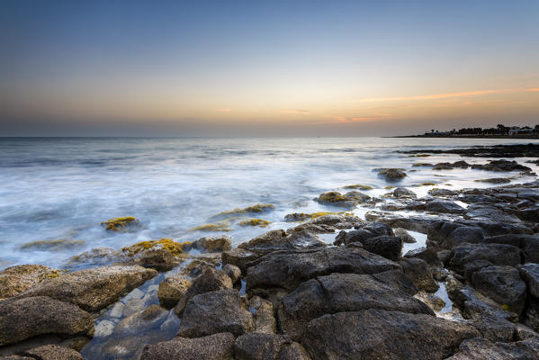 Capilungo, Alliste, province of Lecce, Salento, Apulia, Italy. Sunset in Capilungo