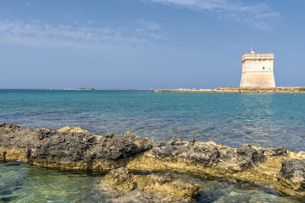 Porto Cesareo, province of Lecce, Salento, Apulia, Italy. The Chianca Tower