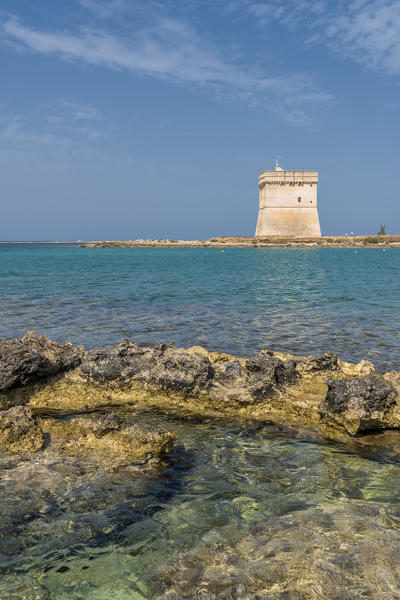 Porto Cesareo, province of Lecce, Salento, Apulia, Italy. The Chianca Tower