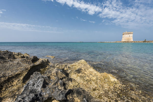 Porto Cesareo, province of Lecce, Salento, Apulia, Italy. The Chianca Tower