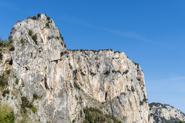 Arco, Trento province, Trentino, Italy. The Monte Colodri