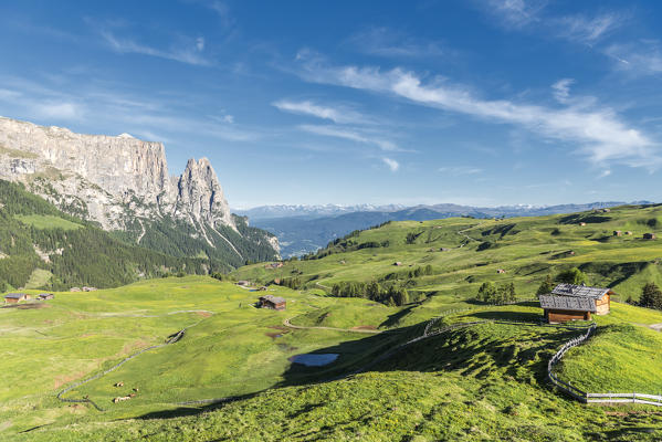 Alpe di Siusi/Seiser Alm, Dolomites, South Tyrol, Italy.