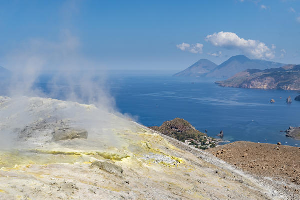 Volcano, Messina district, Sicily, Italy, Europe.