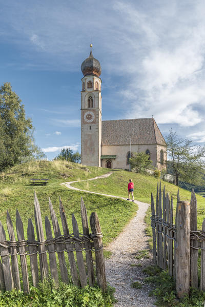 Fiè / Völs, province of Bolzano, South Tyrol, Italy. The Saint Constantine church