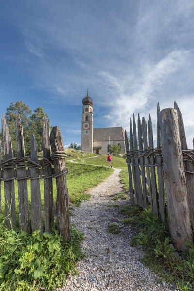 Fiè / Völs, province of Bolzano, South Tyrol, Italy. The Saint Constantine church