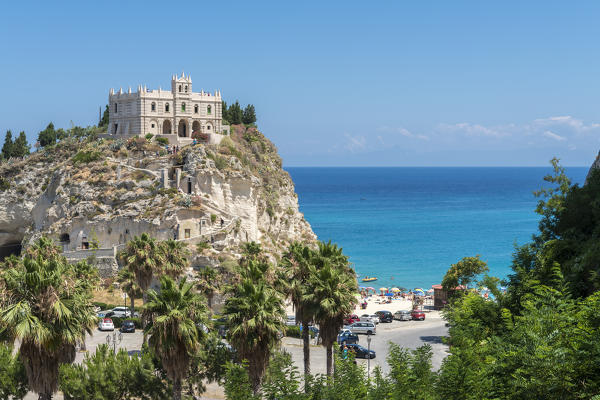 Tropea, province of Vibo Valentia, Calabria, Italy, Europe. Sanctuary of Santa Maria Island