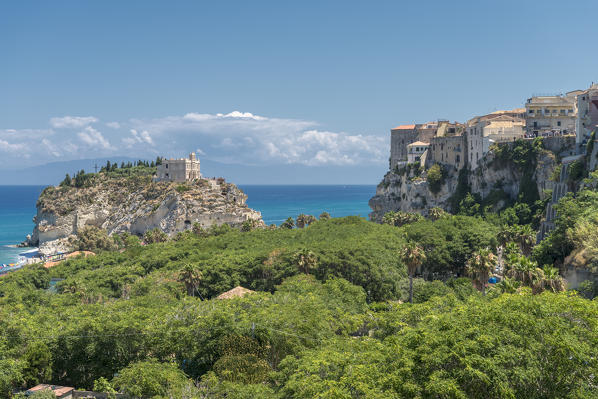 Tropea, province of Vibo Valentia, Calabria, Italy, Europe. Sanctuary of Santa Maria Island