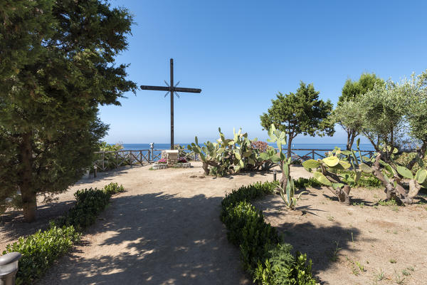 Tropea, Province of Vibo Valentia, Calabria, Italy. The garden of the sanctuary Santa Maria Island