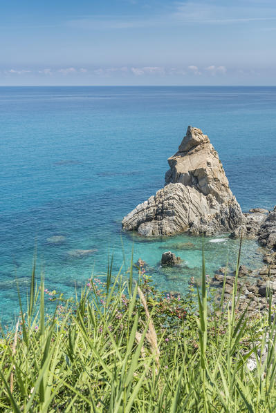 Parghelia, province of Vibo Valentia, Calabria, Italy, Europe. The rock formation 