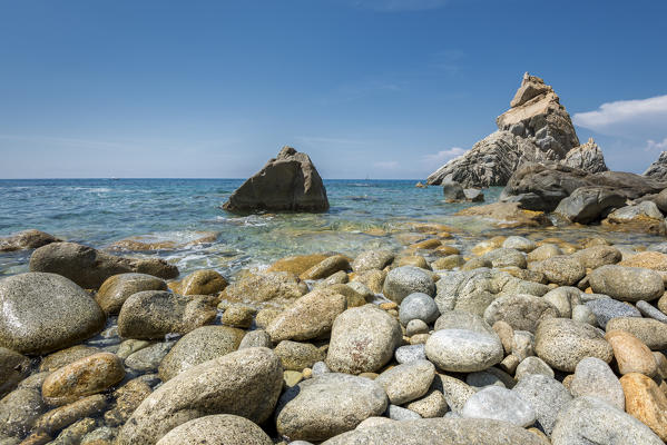 Parghelia, province of Vibo Valentia, Calabria, Italy, Europe. The rock formation 