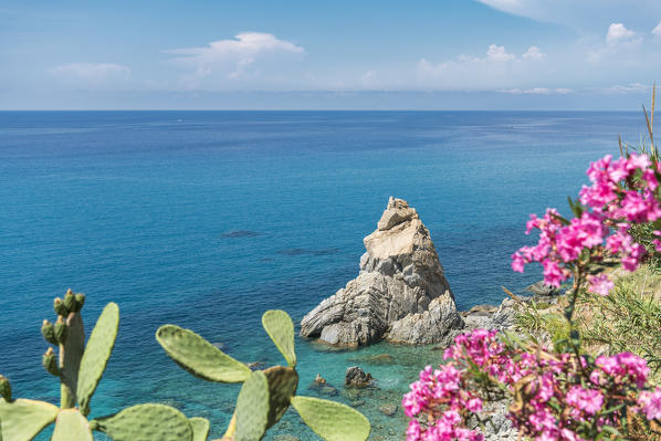 Parghelia, province of Vibo Valentia, Calabria, Italy, Europe. The rock formation 