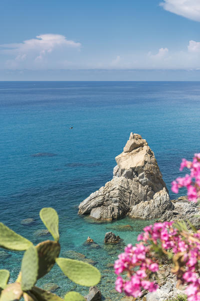 Parghelia, province of Vibo Valentia, Calabria, Italy, Europe. The rock formation 