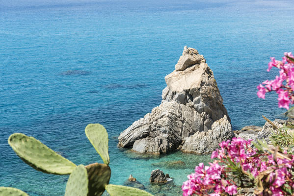 Parghelia, province of Vibo Valentia, Calabria, Italy, Europe. The rock formation 