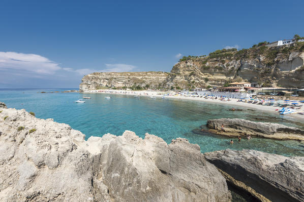 Ricadi, province of Vibo Valentia, Calabria, Italy, Europe. The beach of Riaci