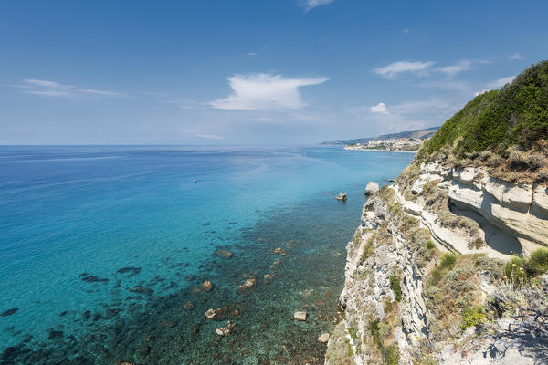 Ricadi, province of Vibo Valentia, Calabria, Italy, Europe.  View to Tropea