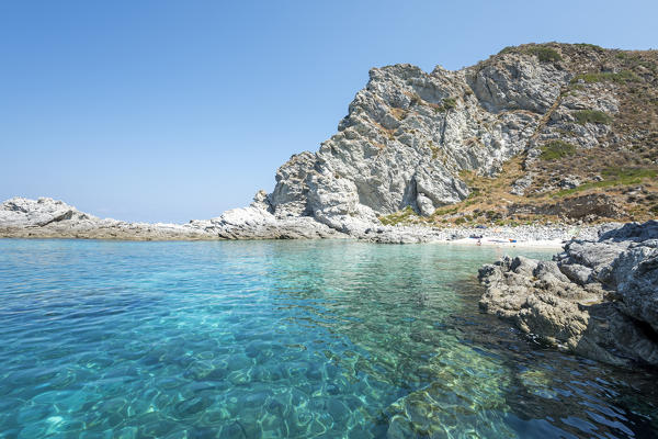 Capo Vaticano, Ricadi, province of Vibo Valentia, Calabria, Italy, Europe. The beach 