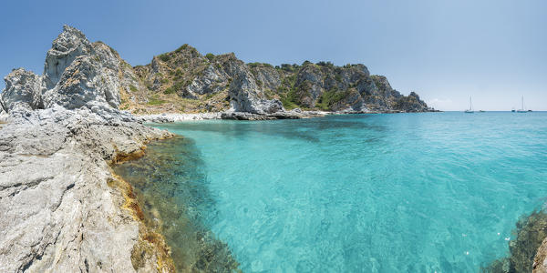 Capo Vaticano, Ricadi, province of Vibo Valentia, Calabria, Italy, Europe. The beach 