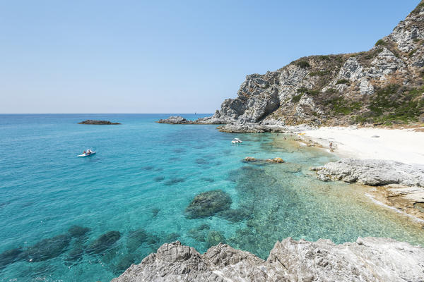 Capo Vaticano, Ricadi, province of Vibo Valentia, Calabria, Italy, Europe. The beach 