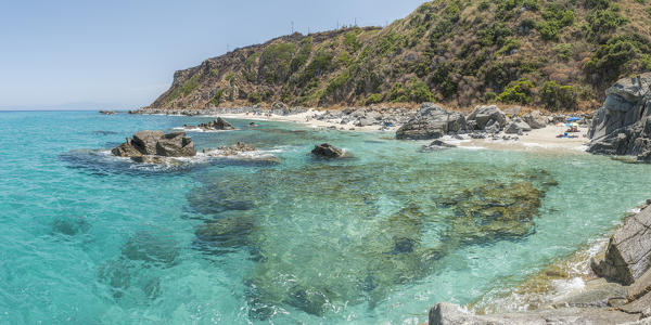 Zambrone, province of Vibo Valentia, Calabria, Italy, Europe. The beach of Capo Cozzo