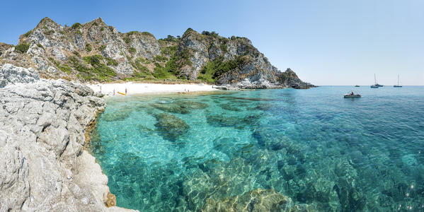 Capo Vaticano, Ricadi, province of Vibo Valentia, Calabria, Italy, Europe. The beach 