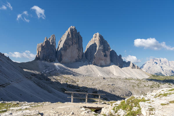 Sesto / Sexten, province of Bolzano, Dolomites, South Tyrol, Italy. The Tre Cime di Lavaredo