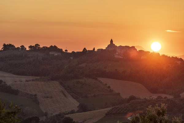 Petritoli, province of Fermo, Marche, Italy, Europe.