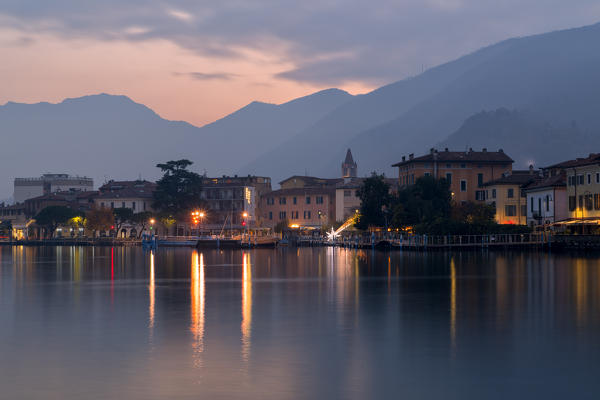 The village of iseo in Brescia province, Lombardy district, Italy, Europe.