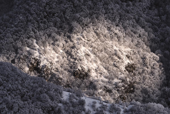 Winter Season in Brescia prealpi, Brescia province, Lombardy, Italy, Europe