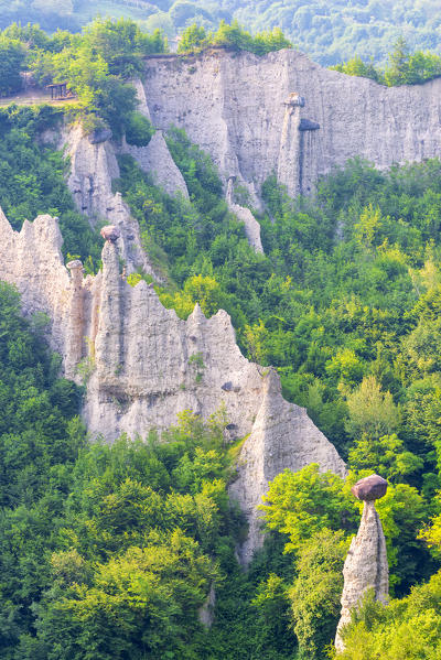 Zone pyramids in brescia province, Lombardy district in Italy, Europe