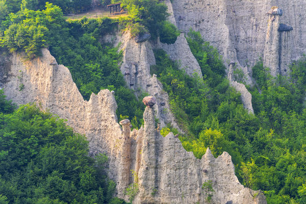 Zone pyramids in brescia province, Lombardy district in Italy, Europe