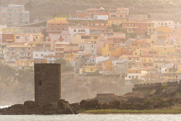 Castelsardo at dawn, Sassari province, Sardinia, Italy, Europe.