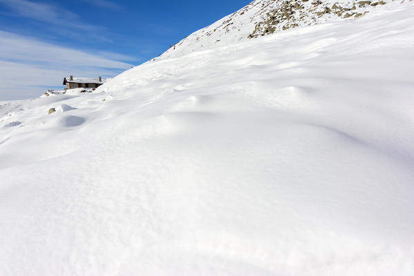 Winter in Adamello Park,Brescia province, Lombardy district, Italy