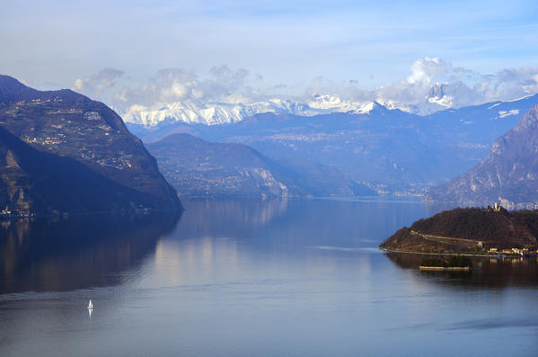 Iseo lake, province of Brescia, Italy