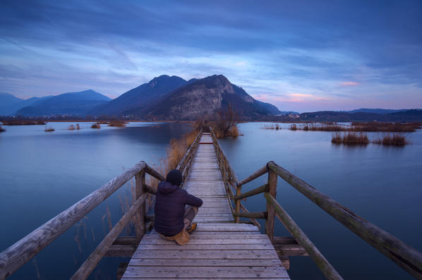 Sebino natural Reserve, Brescia province, Lombardy district, Italy.