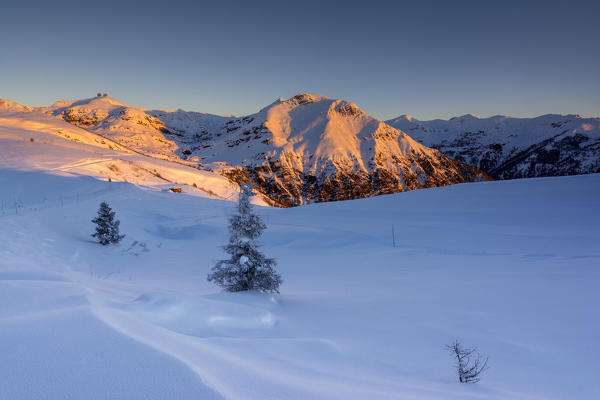 Mount Maniva at dawn, Brescia province, Lombardy district, Italy