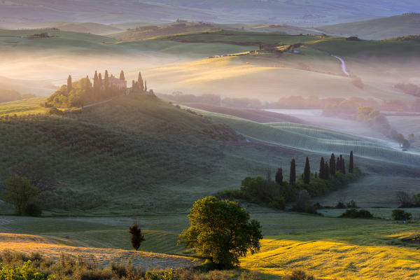 Podere Belvedere, province of Siena, San Quirico d'Orcia, Tuscany, Italy.