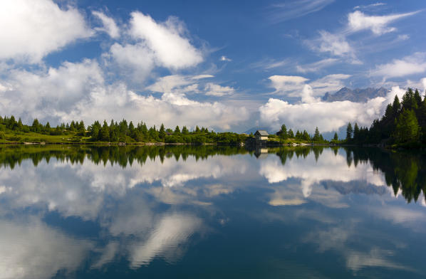 Aviolo lake in Adamello park, province of Brescia, Italy.